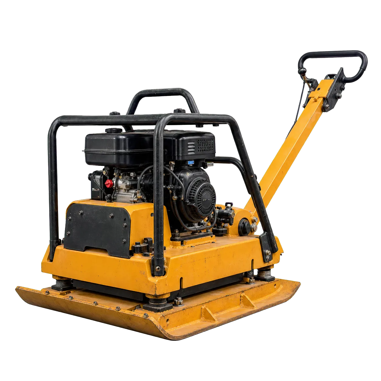 Compactador de solo disponível para locação
